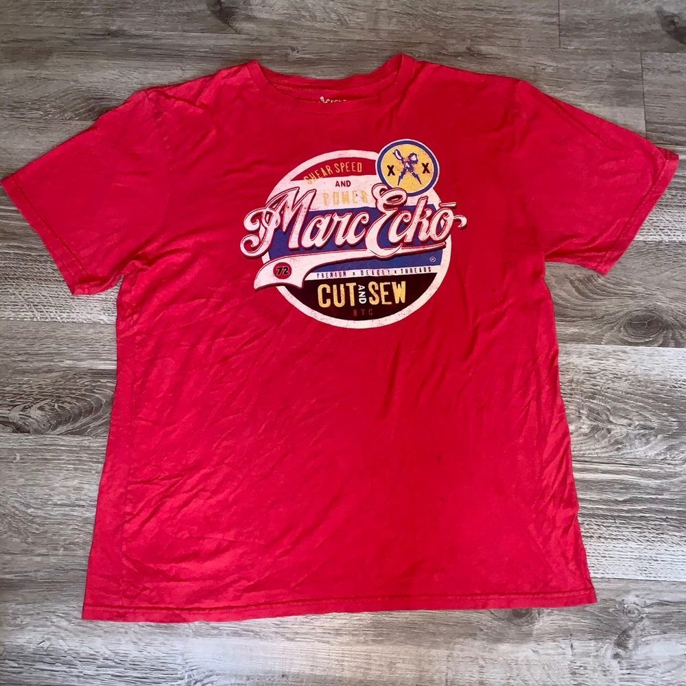 Marc Ecko Cut & Sew Vintage Red